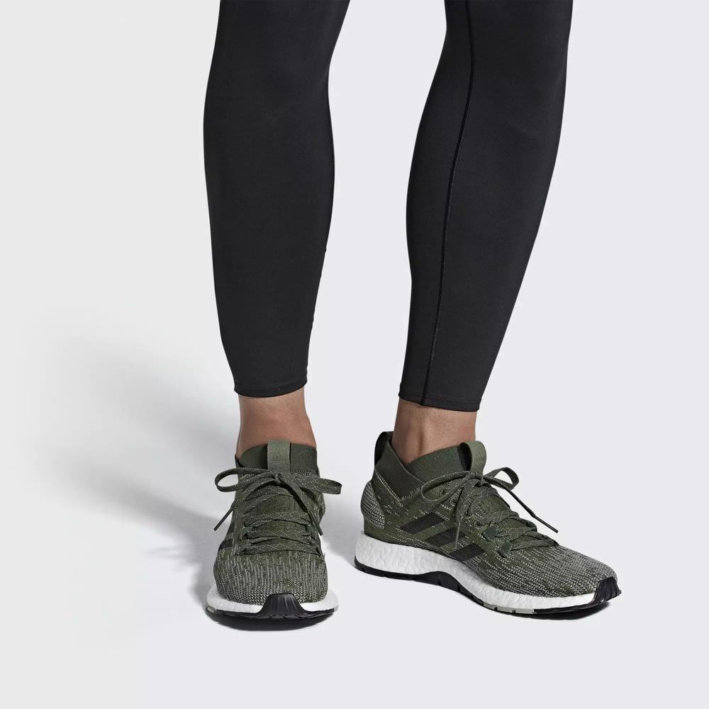 Adidas Pureboost RBL Tenis Para Correr Verdes Para Hombre (MX-61746)